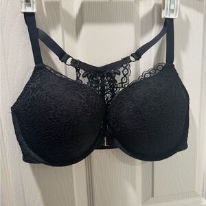 Auden Black Lace Detail Bra